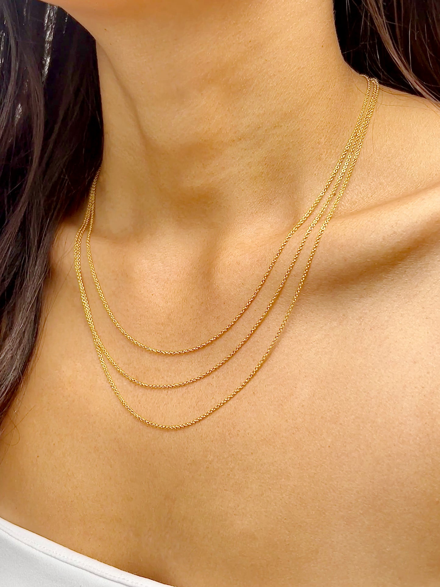 Collier Cœur Délicat avec Zircon - Or 14K Gold Filled