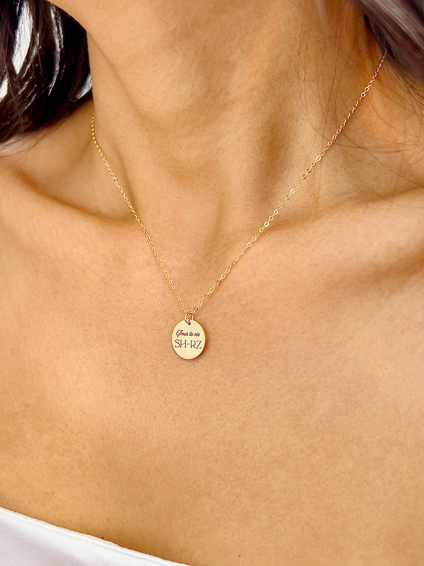 Collier Personnalisé "Pour La Vie" - Or 14K Gold Filled