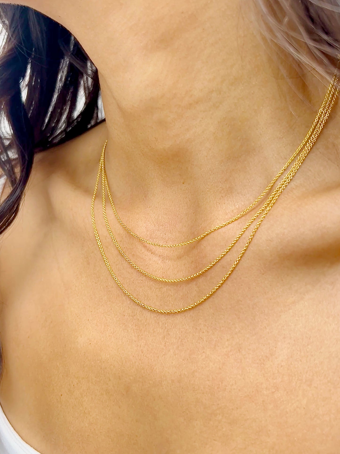 Collier Cœur Puffed - Or 14K Gold Filled